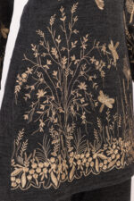 2pc kurti set Charcoal grey - Image 3