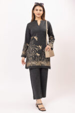2pc kurti set Charcoal grey