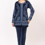 Navy Velvet Coordset