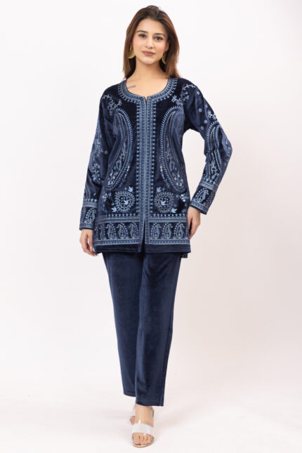 Navy Velvet Coordset