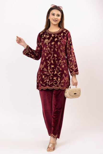 Red Velvet Ethnic Set