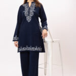 2pc kurti set Deep navy knit