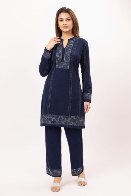 navy daffodil coordset