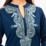 2pc kurti set Dark teal knit