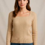 Cream Woolen top