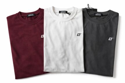 Lewks Solid Tshirts