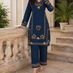 Navy daffodil coordset
