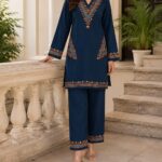 Navy daffodil coordset
